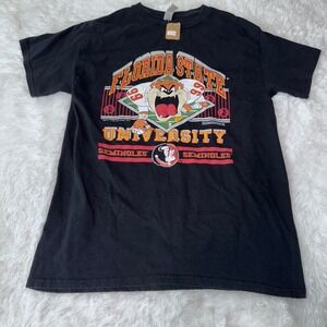 Florida State University Seminoles Taz Tasmanian Devil Looney Tunes T Shirt  M